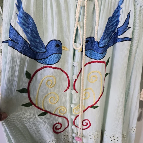 Fillyboo Light Blue Embroidered Dress - Picture 5 of 8